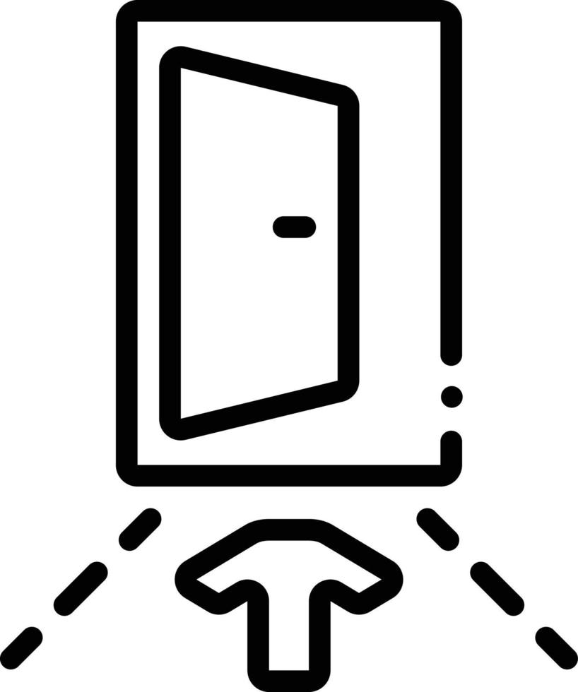 Line icon for input vector