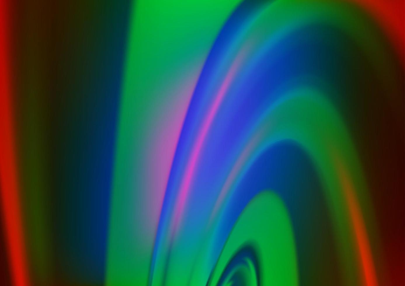 Dark Multicolor, Rainbow vector blurred shine abstract background.