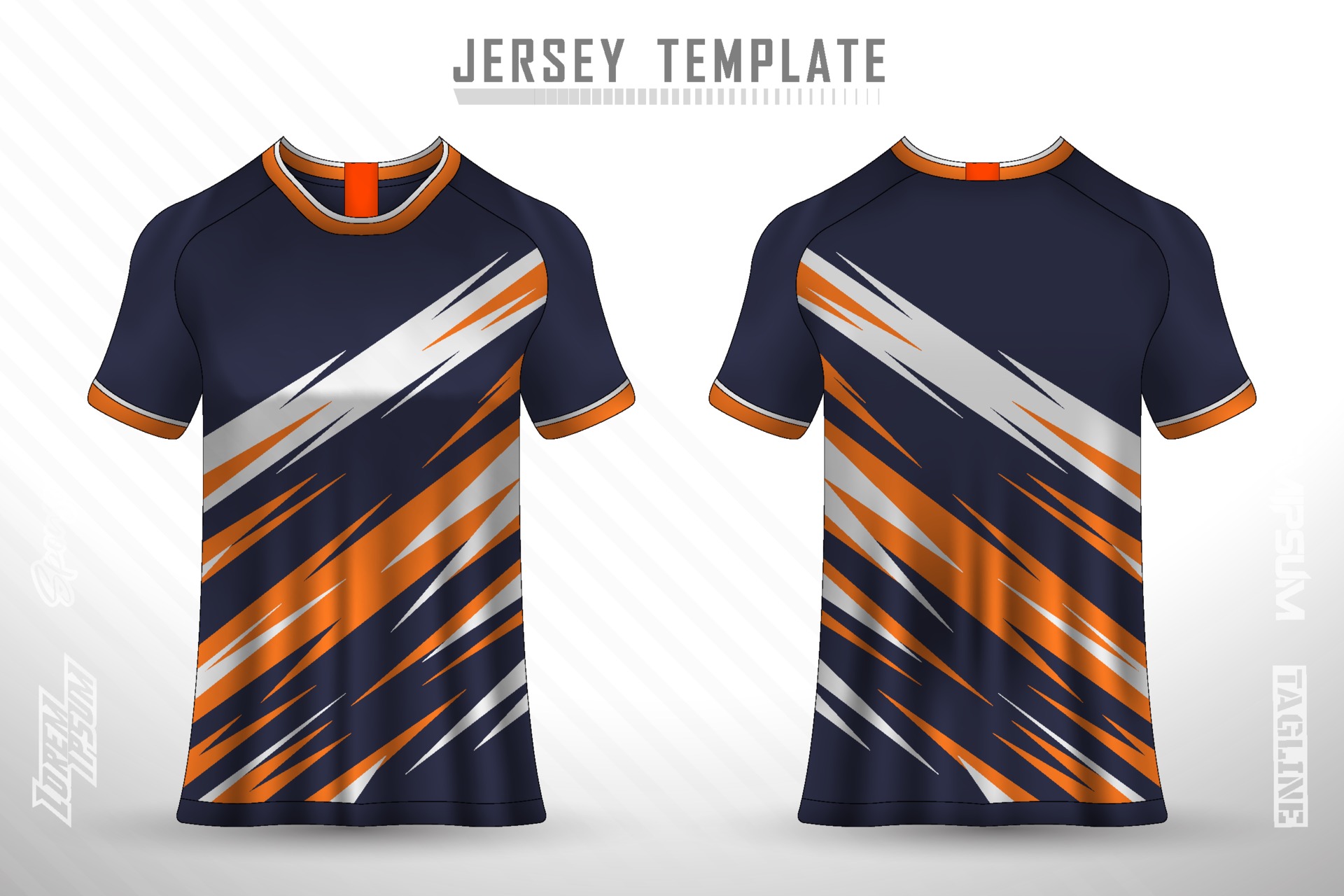 Sports jersey and tshirt template sports jersey design vector mockup Sports jersey and tshirt template sports jersey design vector mockup