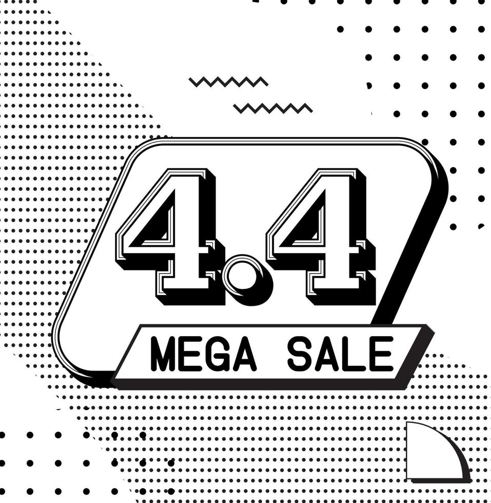 Minimal Geometric dotted halftone style Design Square vector