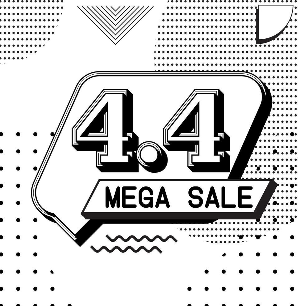 Minimal Geometric dotted halftone style Design Square vector