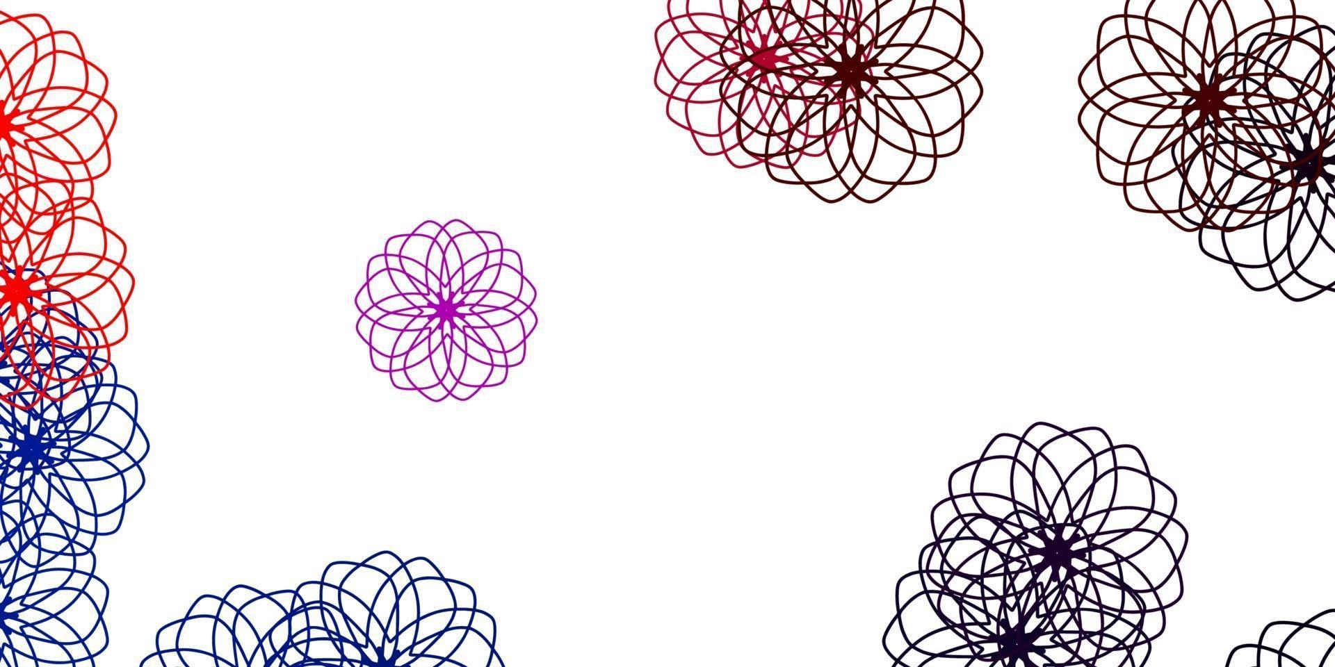 Light Blue, Red vector background with spots.