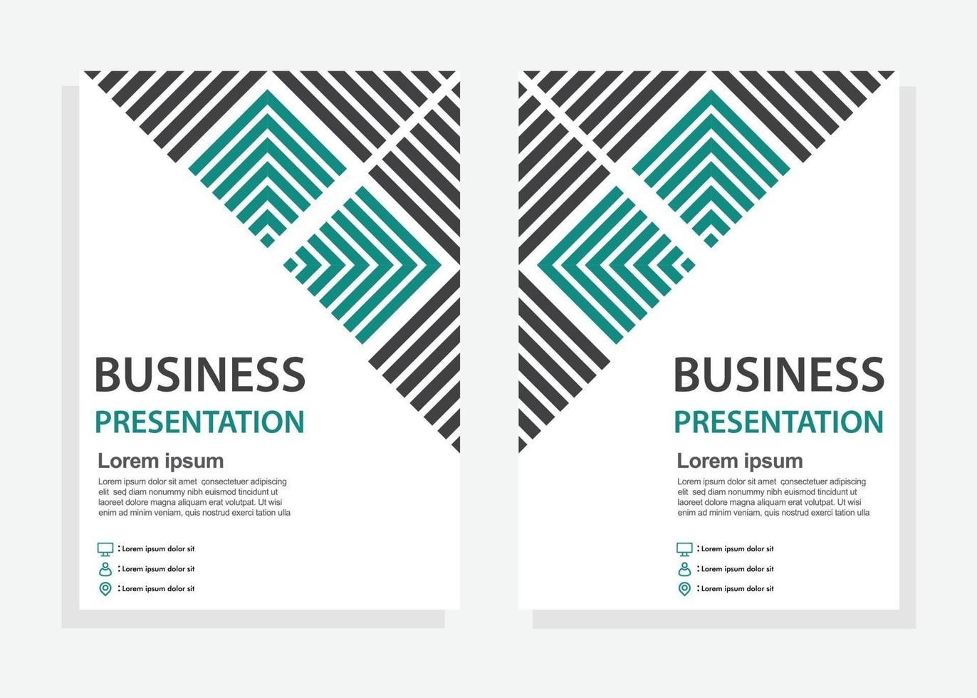business cover design template. flyer design template. vector