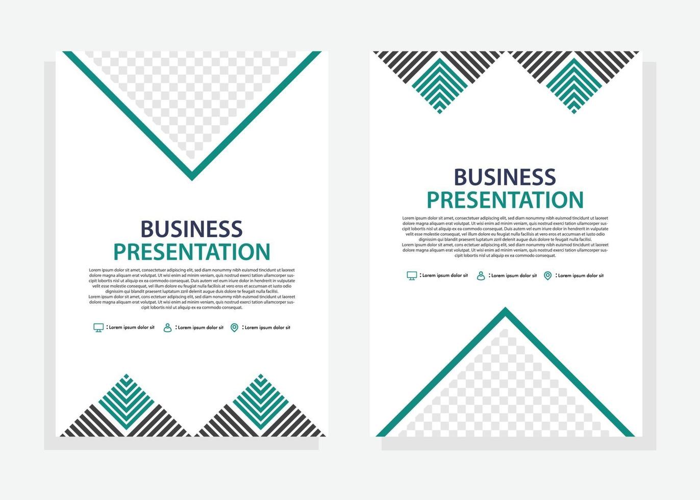 business cover design template. flyer design template. vector