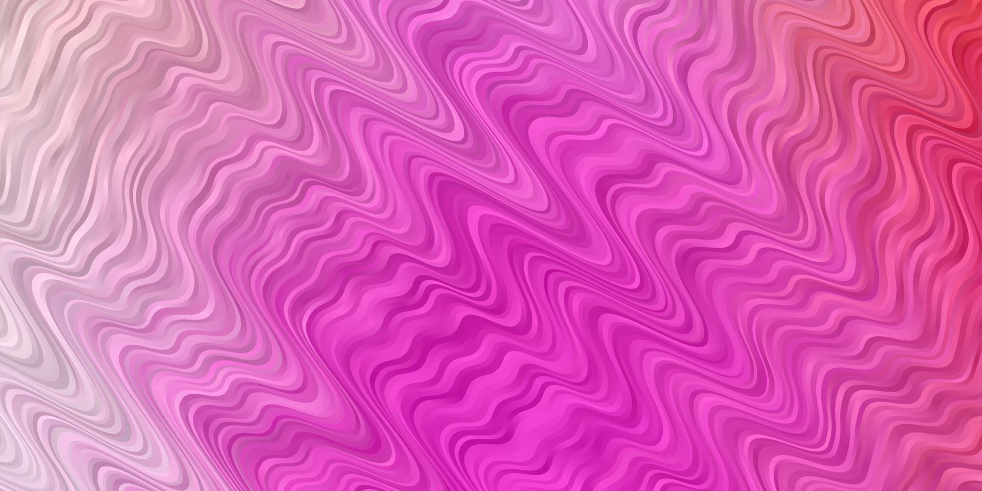 Light Pink vector pattern with wry lines.