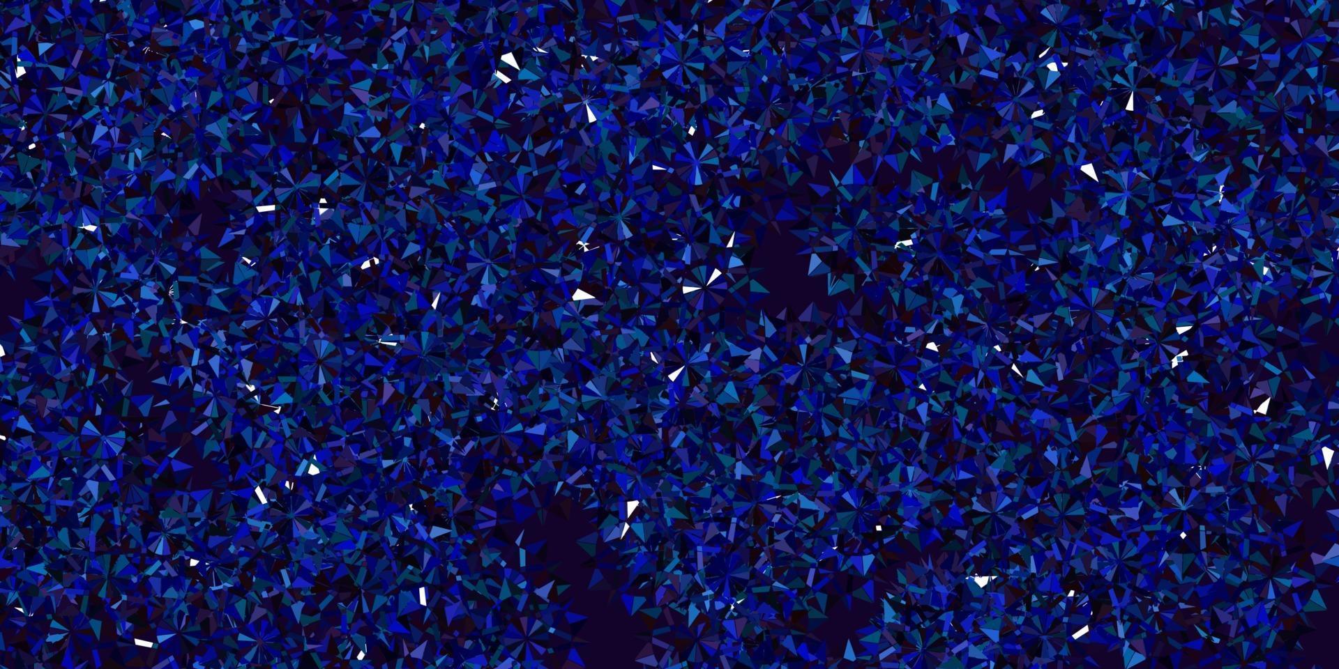 Light Blue, Red vector backdrop with xmas snowflakes.