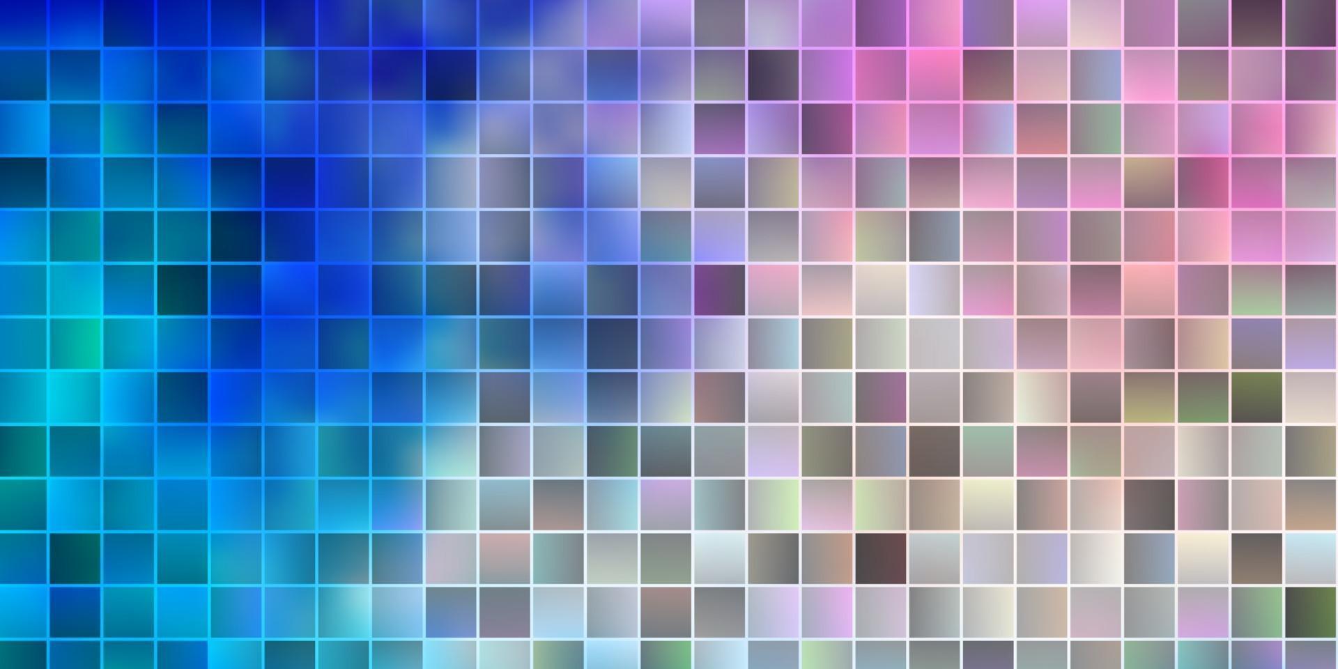 Light Pink, Blue vector layout with lines, rectangles.