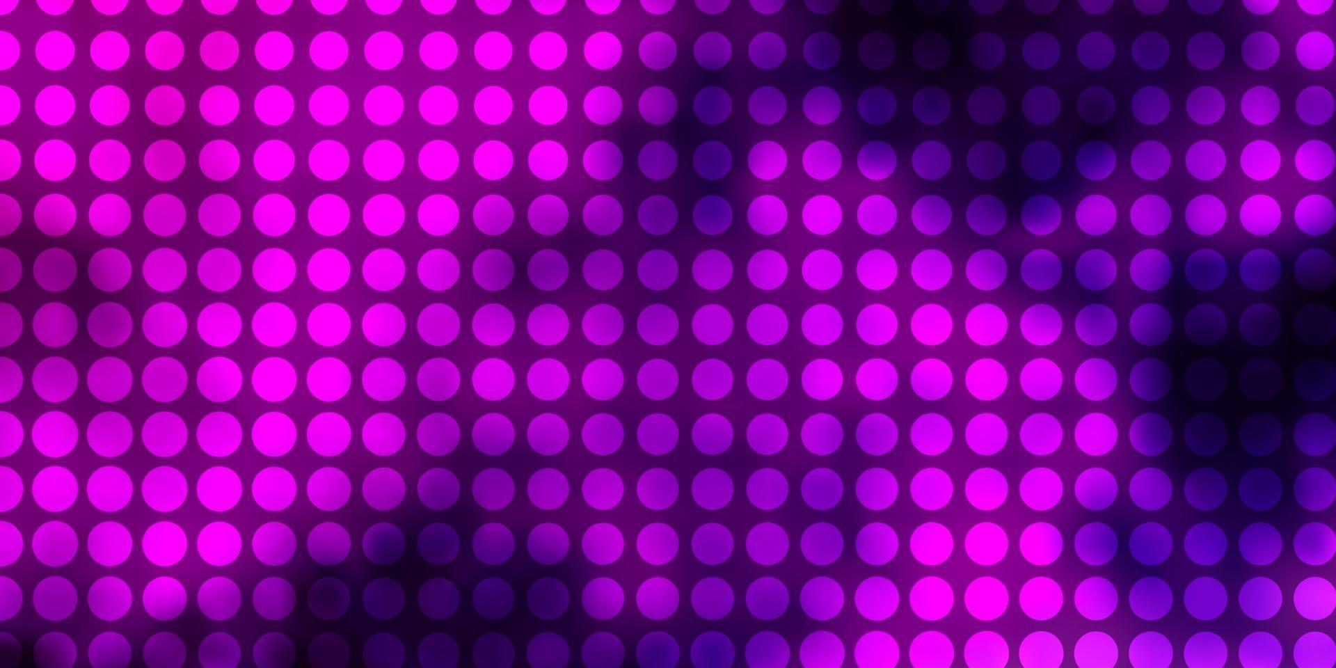 Light Purple, Pink vector pattern with circles.