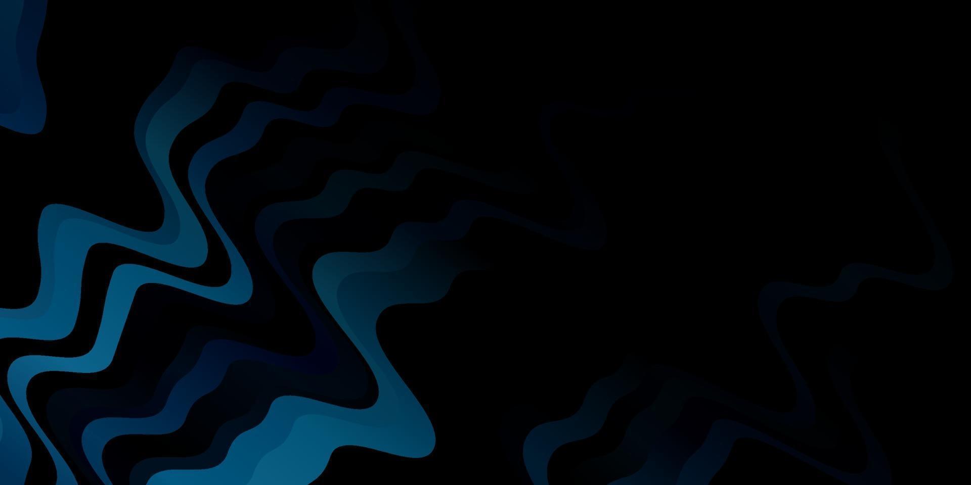 Dark BLUE vector texture with wry lines.