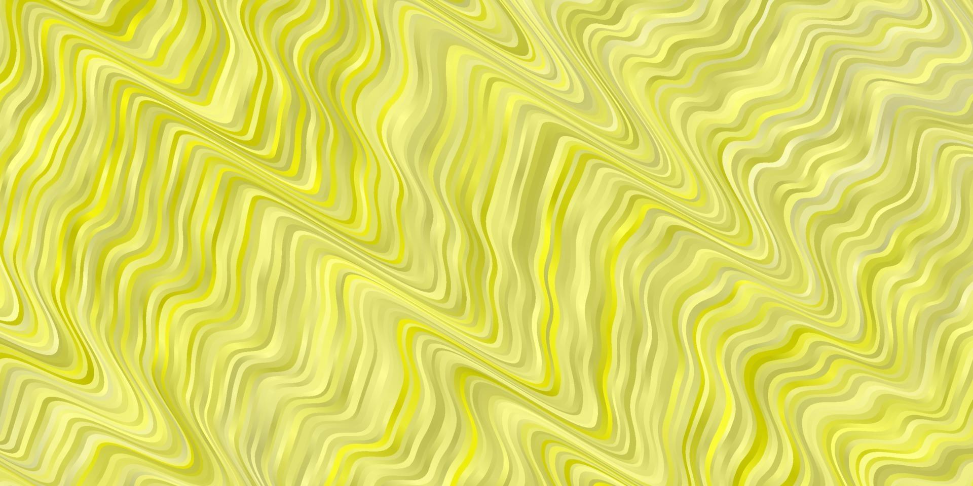 Light Yellow vector pattern with lines.