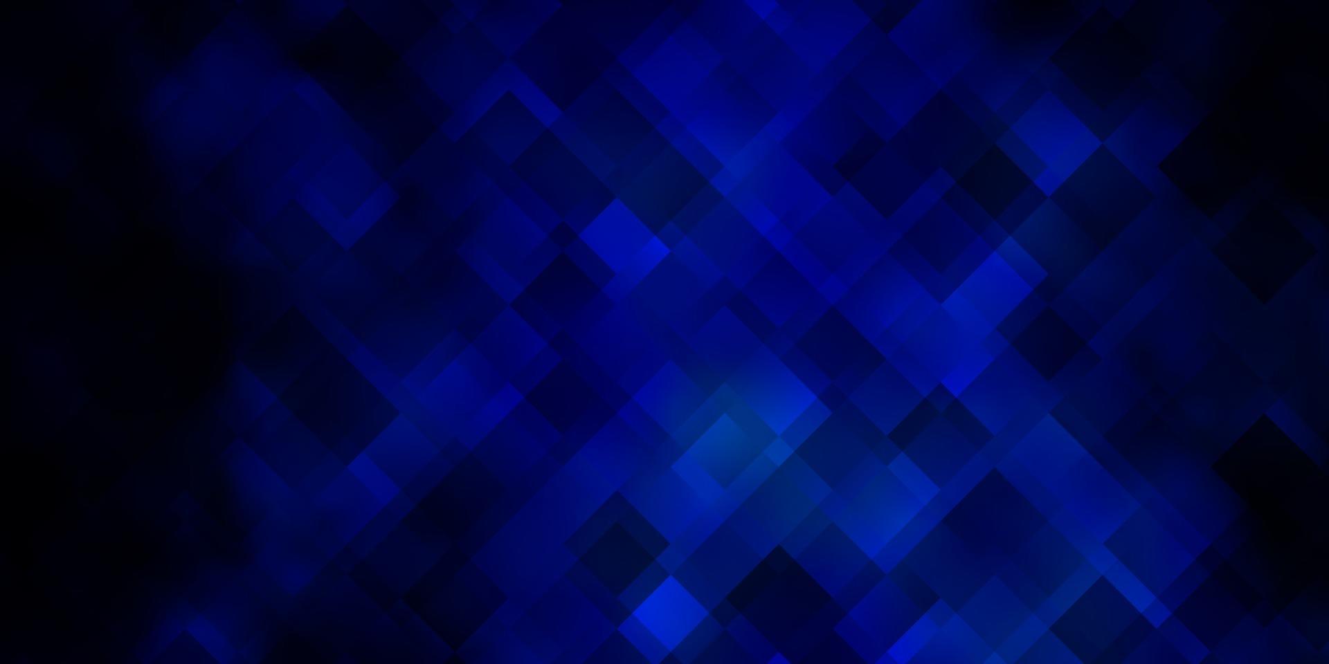 Dark BLUE vector pattern in square style.