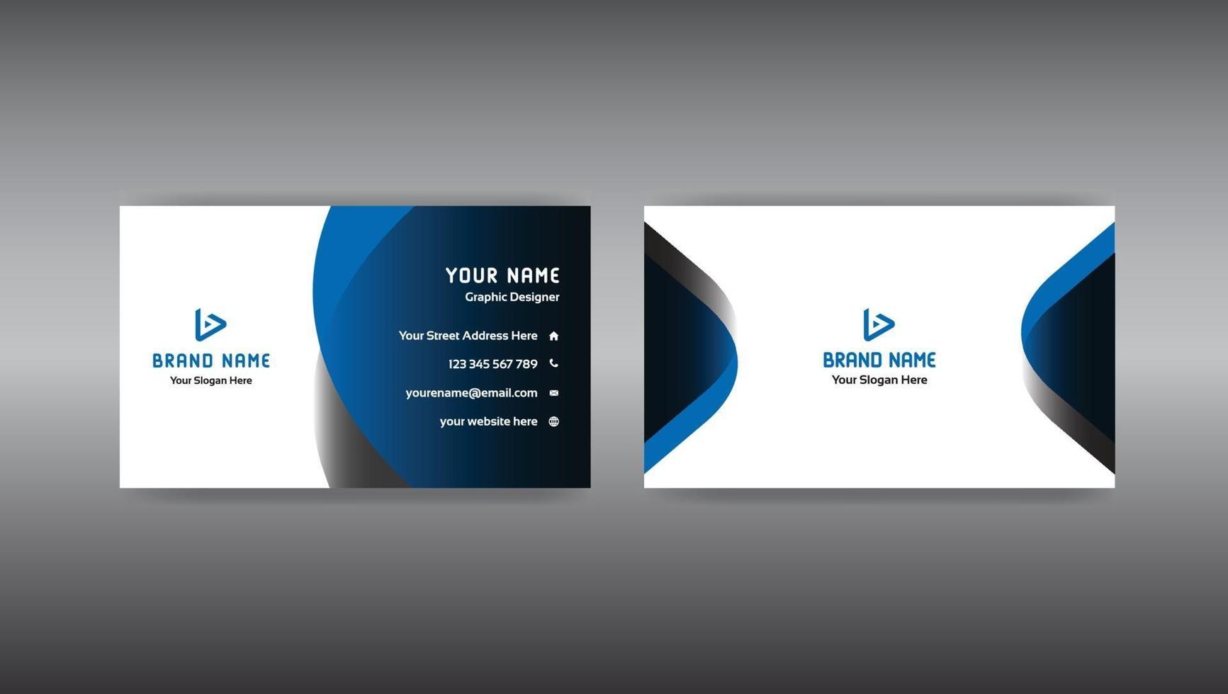 Creative Modern Business Card vector