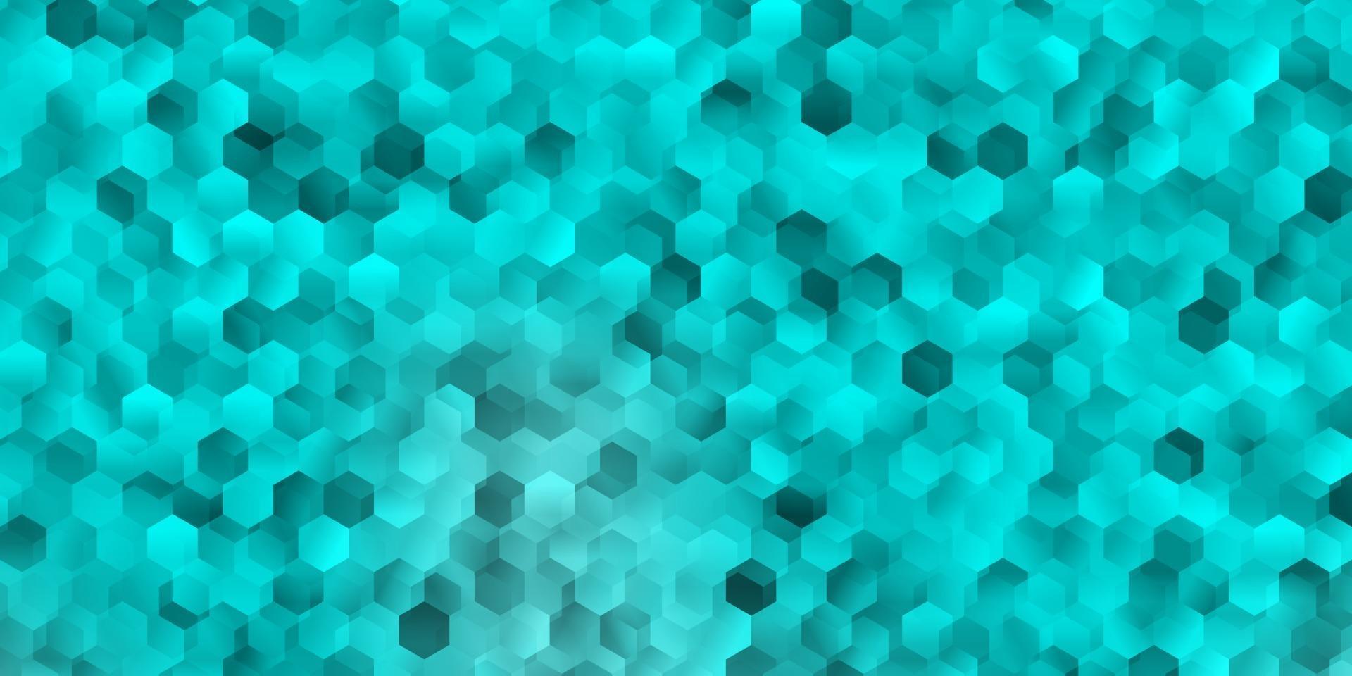 Light green vector background with hexagonal shapes.