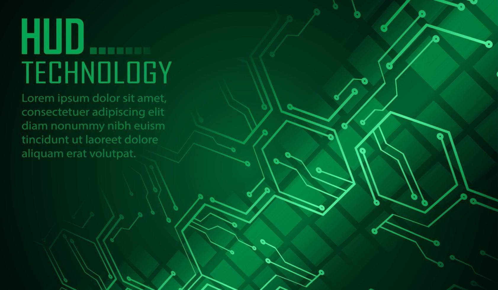 text cyber circuit future technology concept background vector