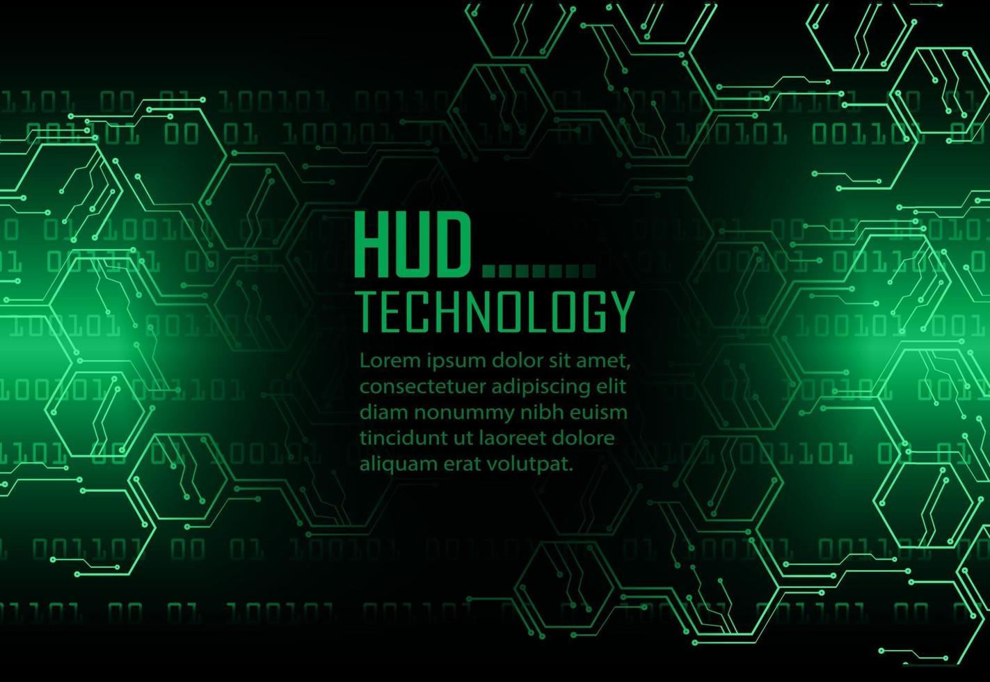 text cyber circuit future technology concept background vector