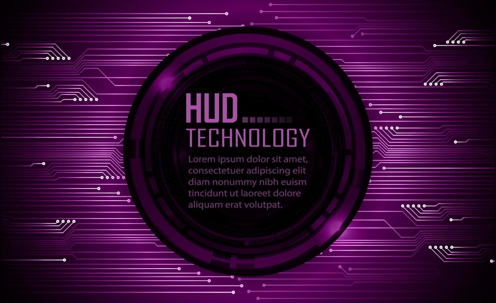 text cyber circuit future technology concept background vector