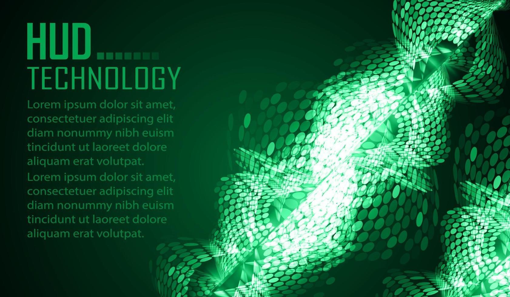 text cyber circuit future technology concept background vector