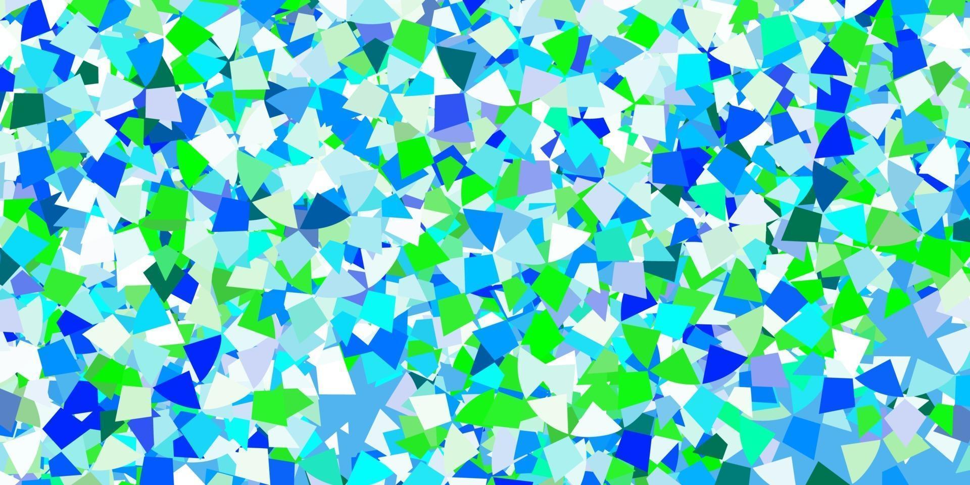 Light blue vector background with triangles.