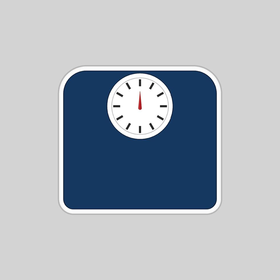 analogue personal weighing scale icon. Isolated with background vector