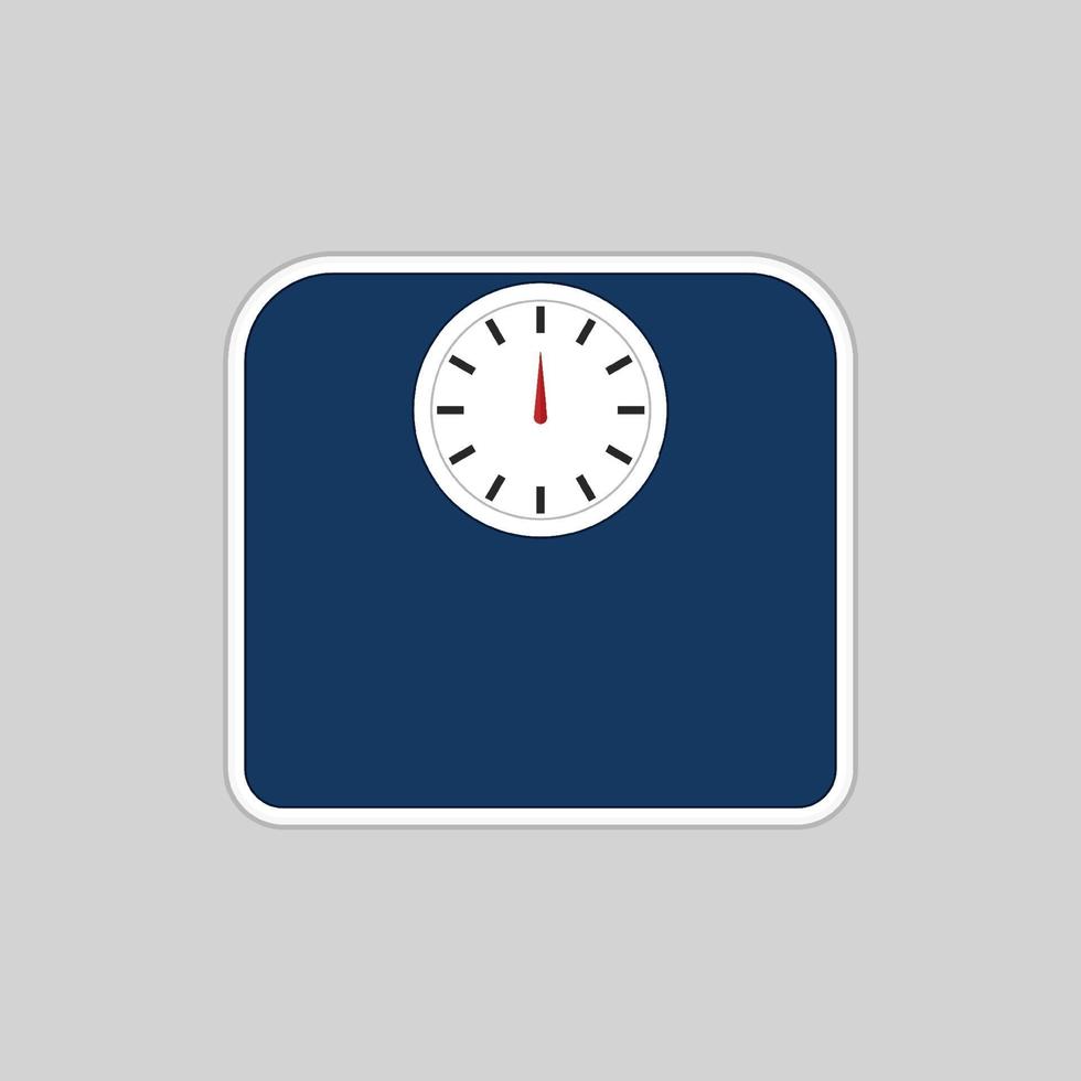 analogue personal weighing scale icon. Isolated with background vector