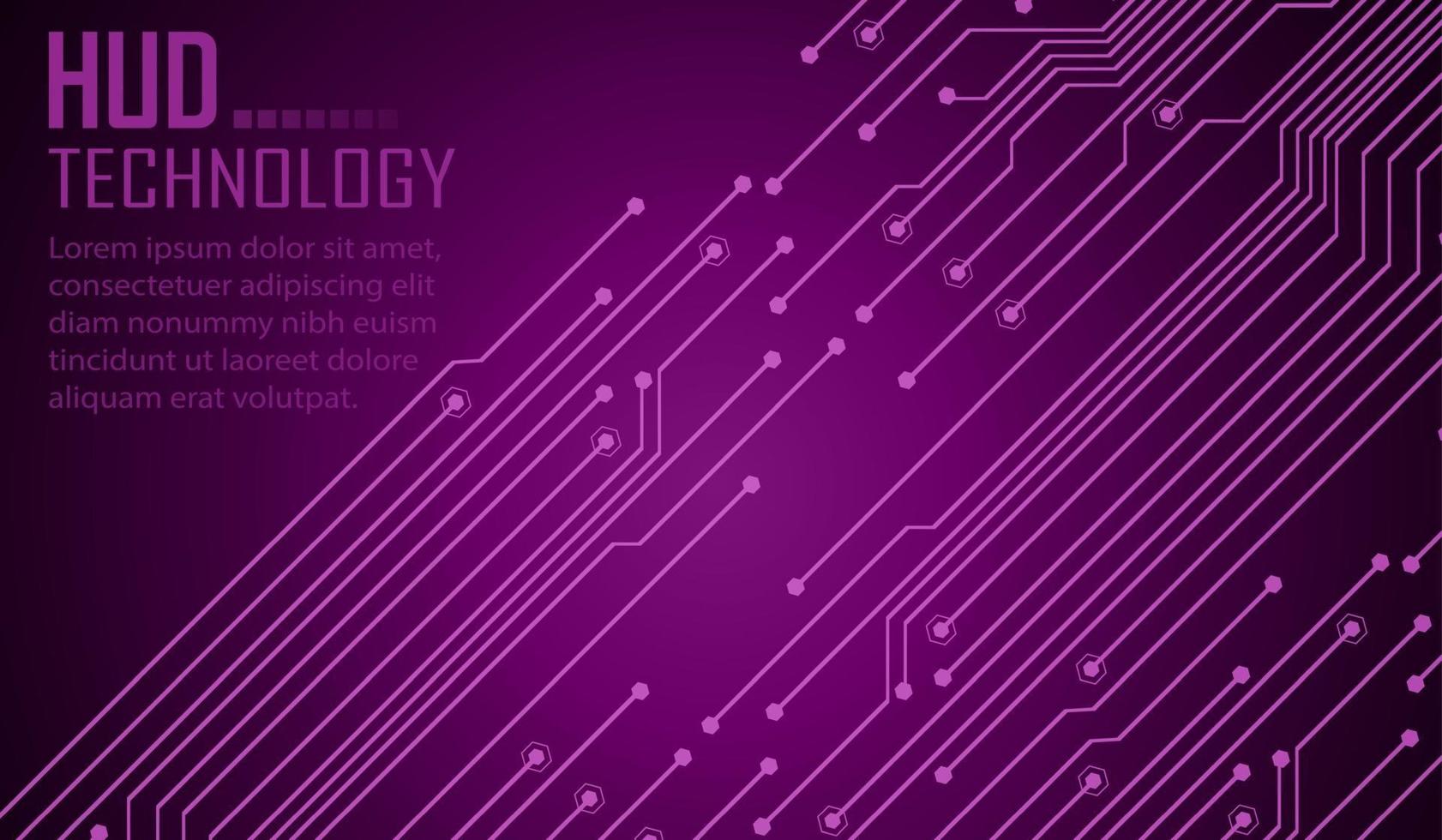 text cyber circuit future technology concept background vector