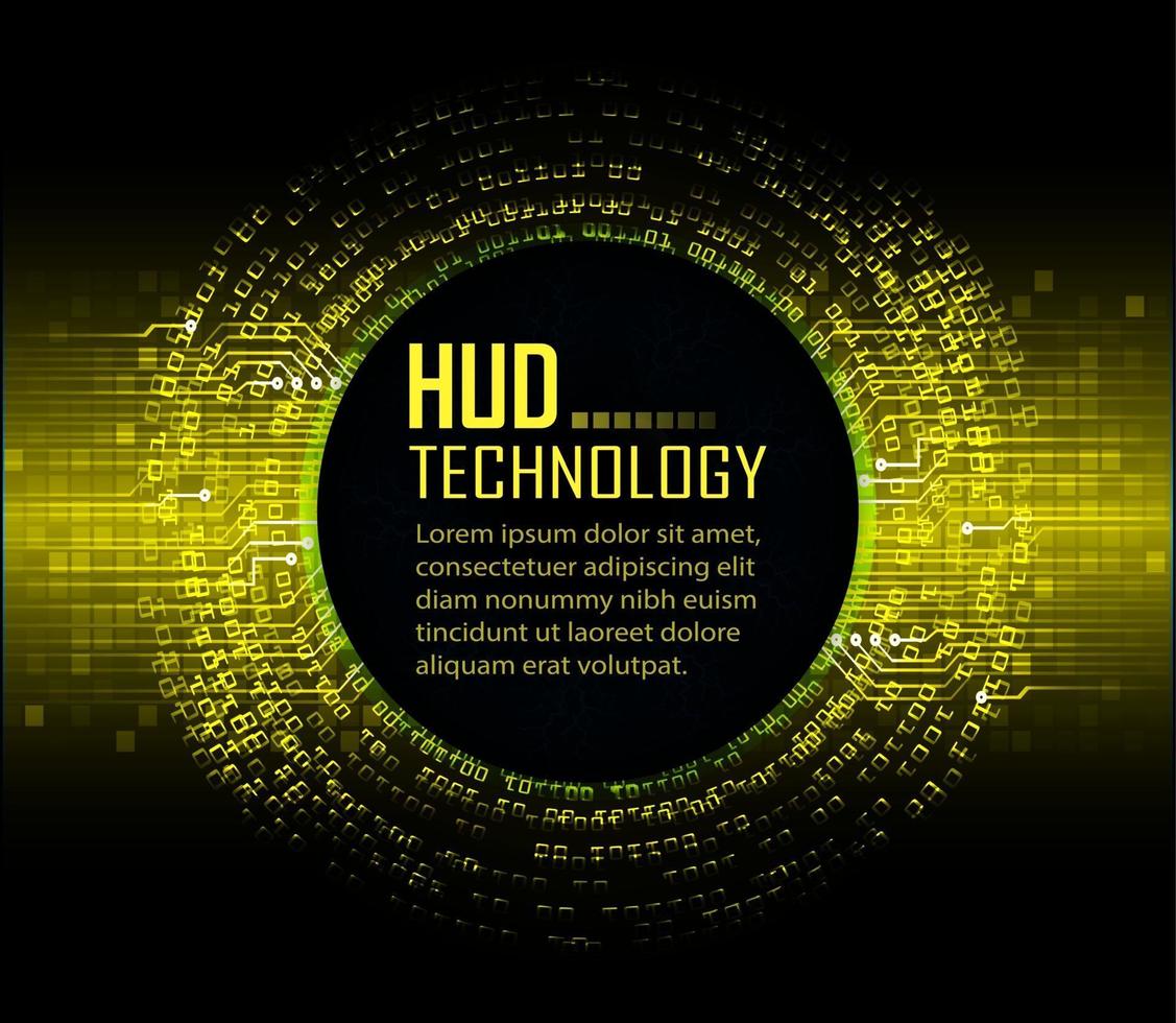text cyber circuit future technology concept background vector