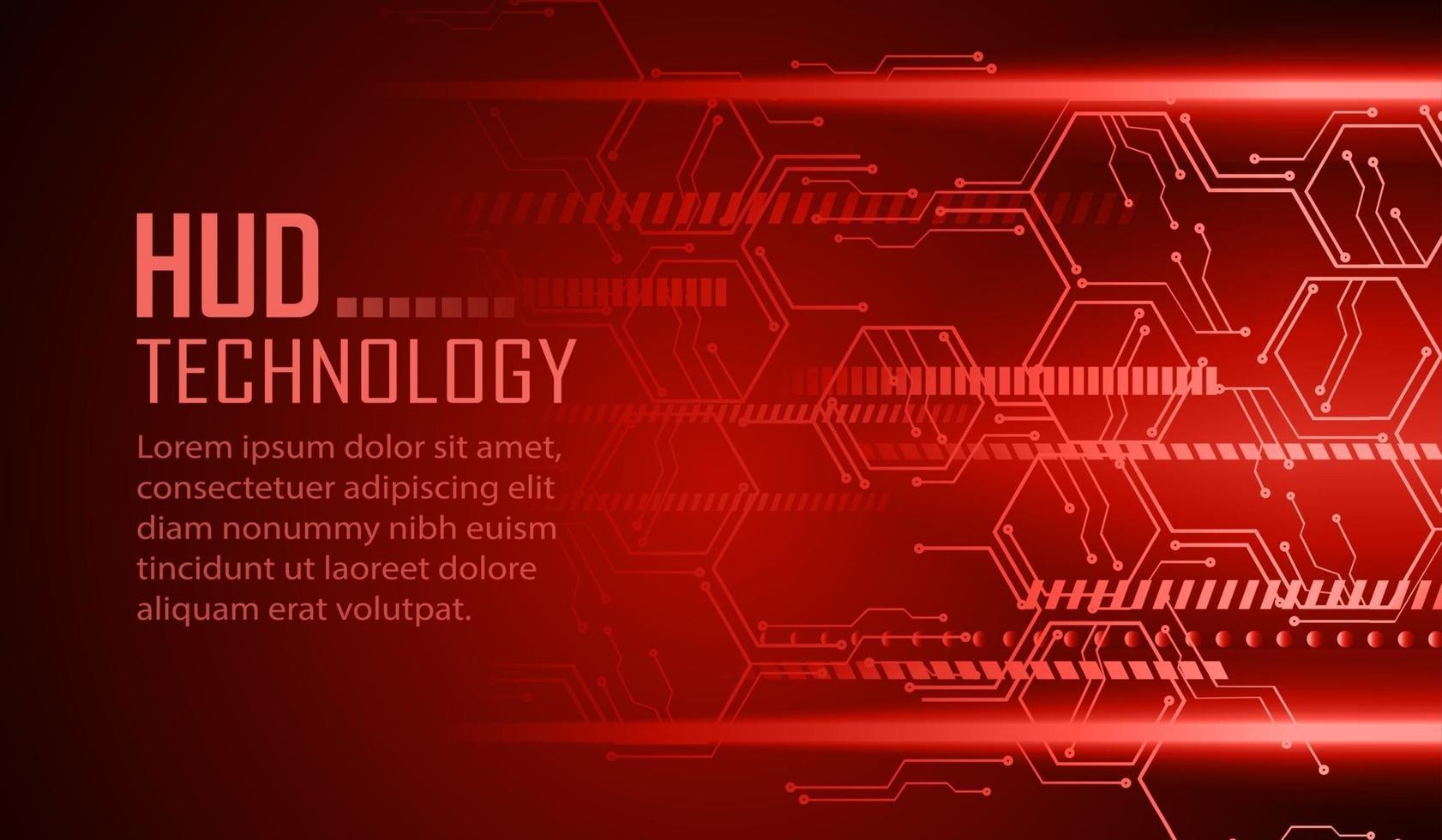 Fondo de concepto de tecnología futura de circuito cibernético, texto vector