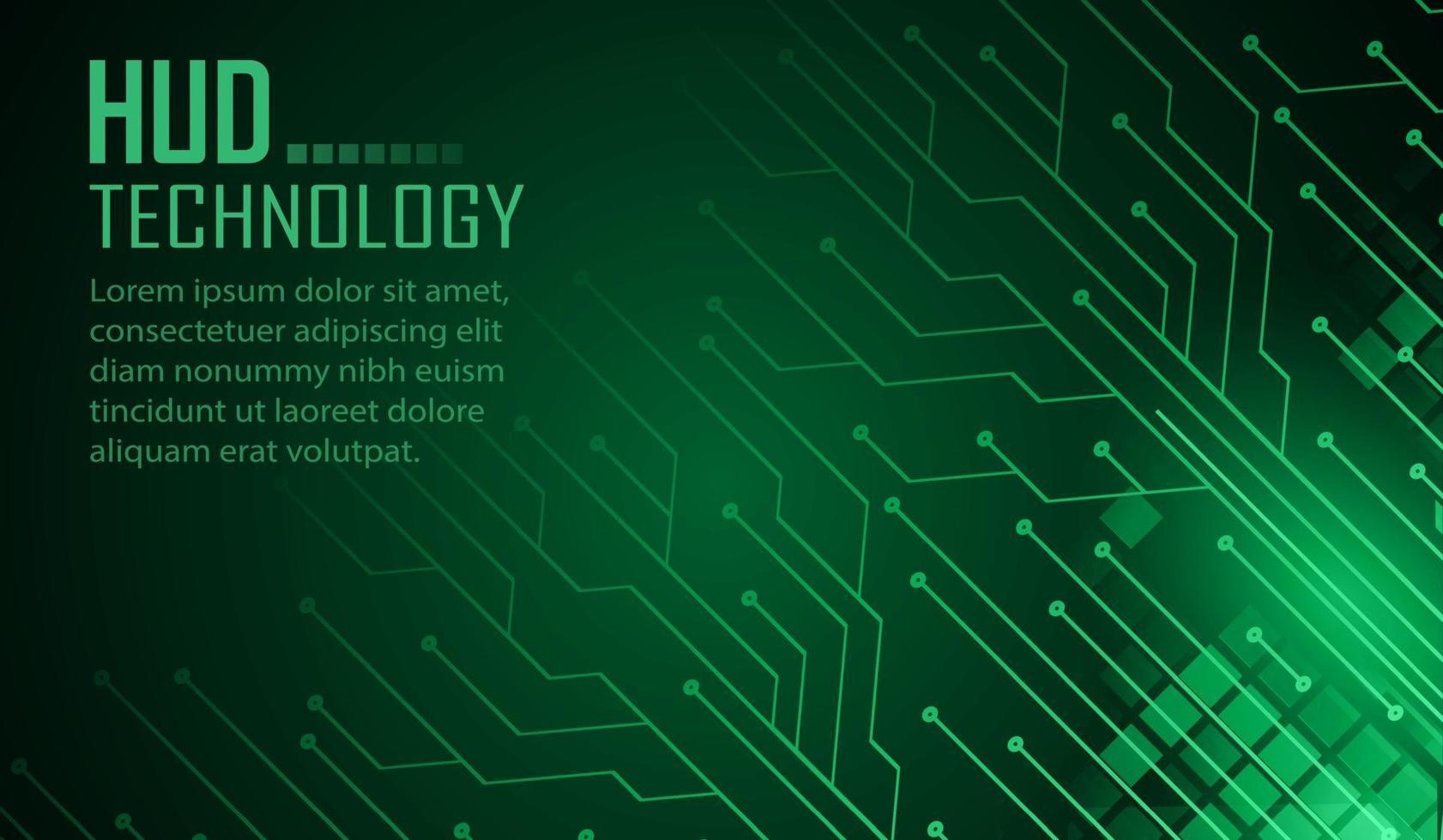 Fondo de concepto de tecnología futura de circuito cibernético, texto vector