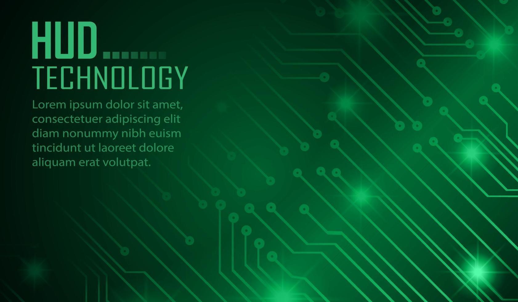 cyber circuit future technology concept background, text vector