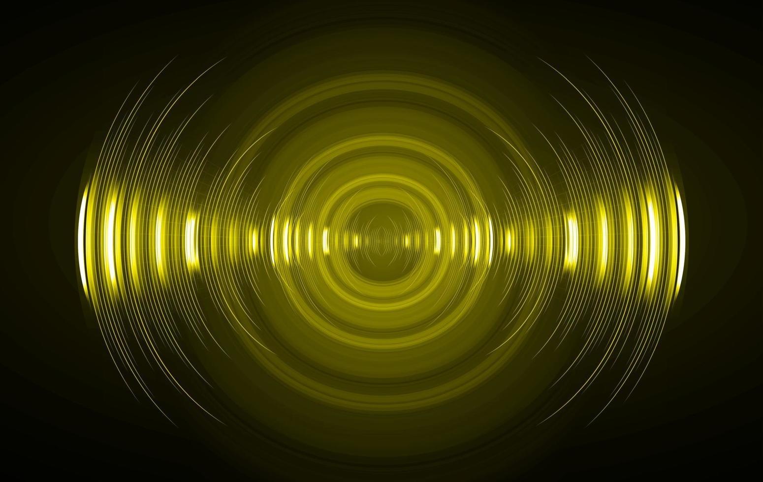Sound waves oscillating dark light vector