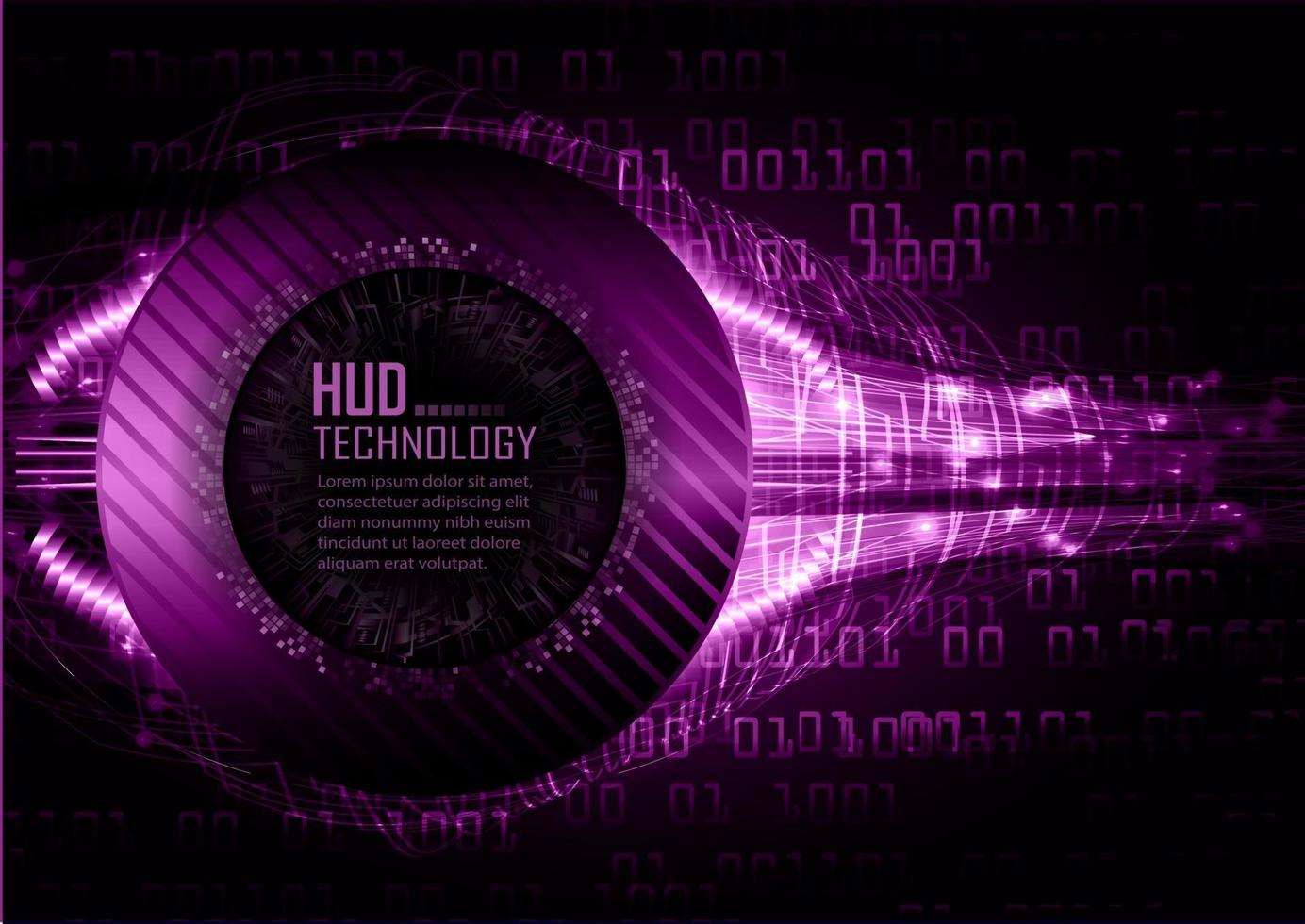 text cyber circuit future technology concept background vector