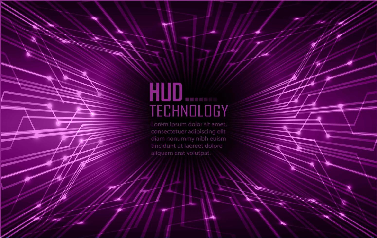 cyber circuit future technology concept background, text vector