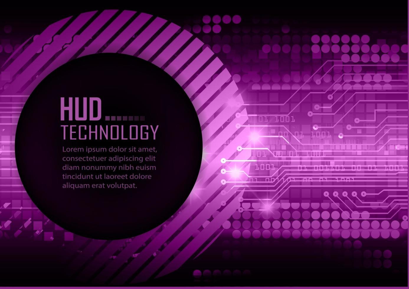 cyber circuit future technology concept background, text vector