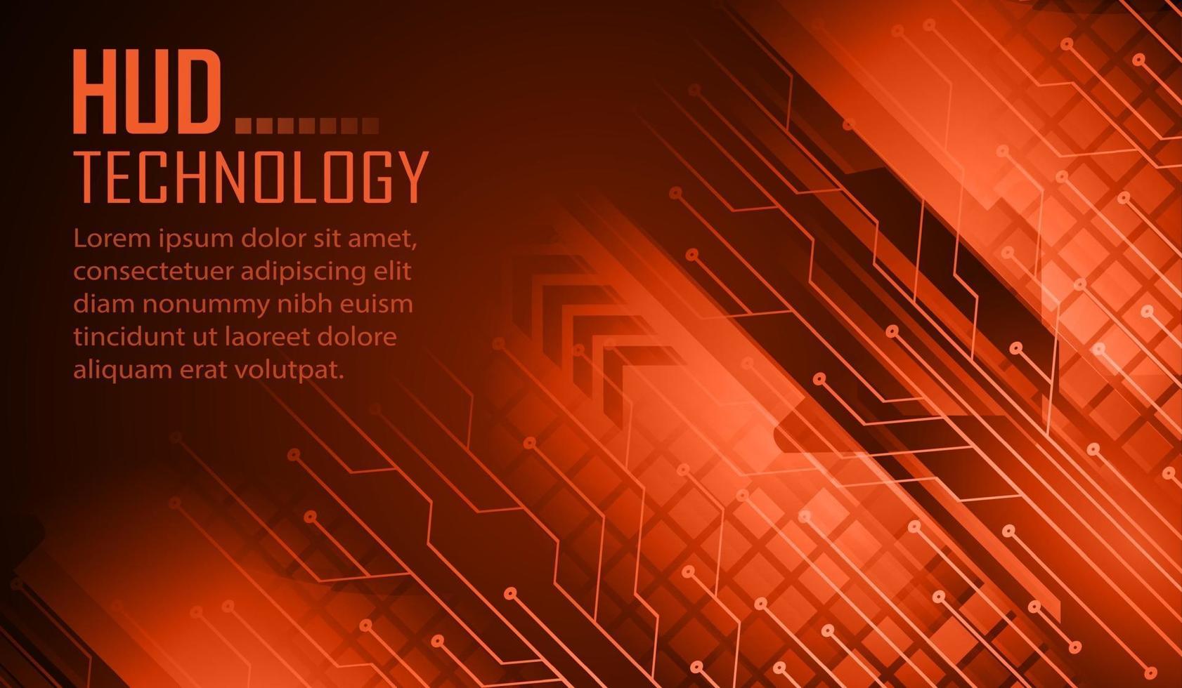 cyber circuit future technology concept background, text vector