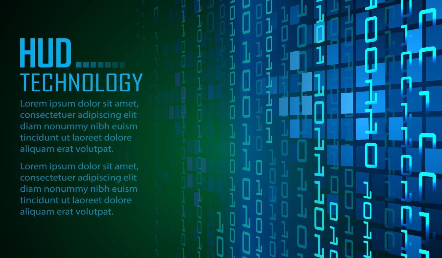 text cyber circuit future technology concept background vector