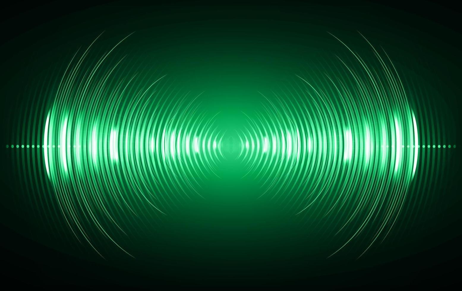 Sound waves oscillating dark light vector