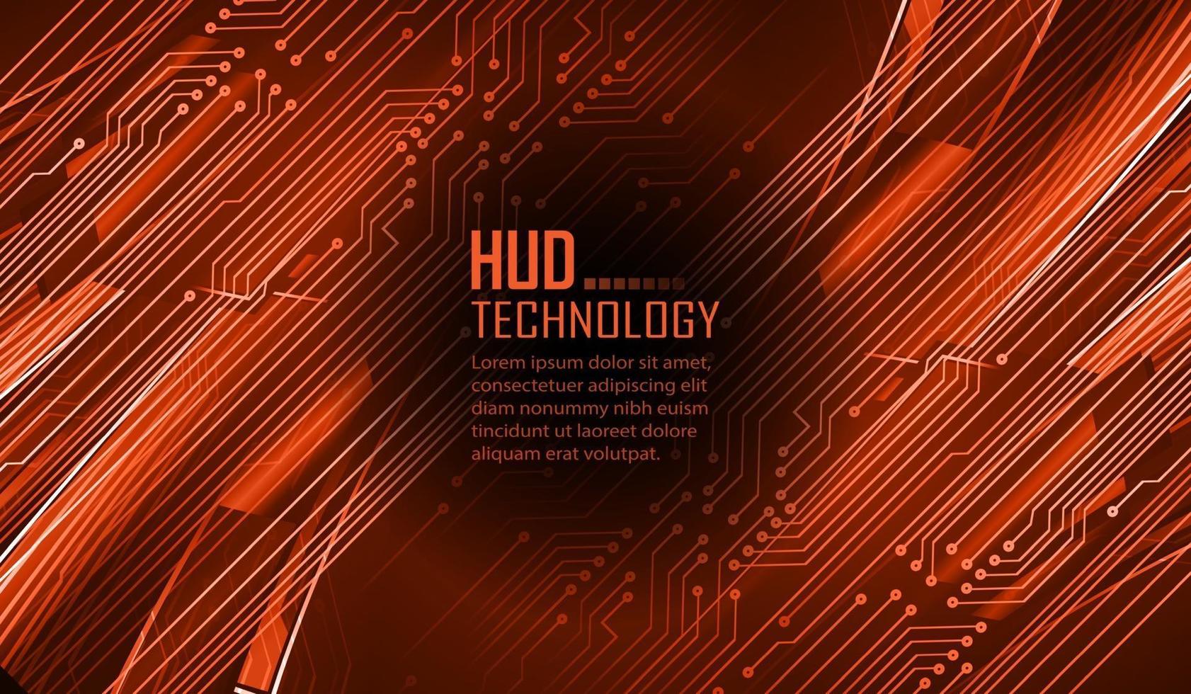 text cyber circuit future technology concept background vector