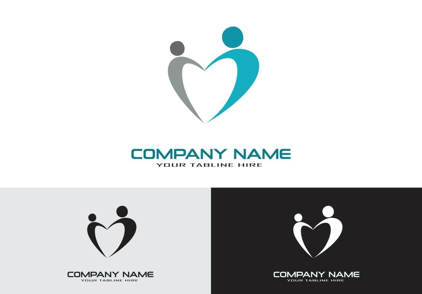 child care logo template vector