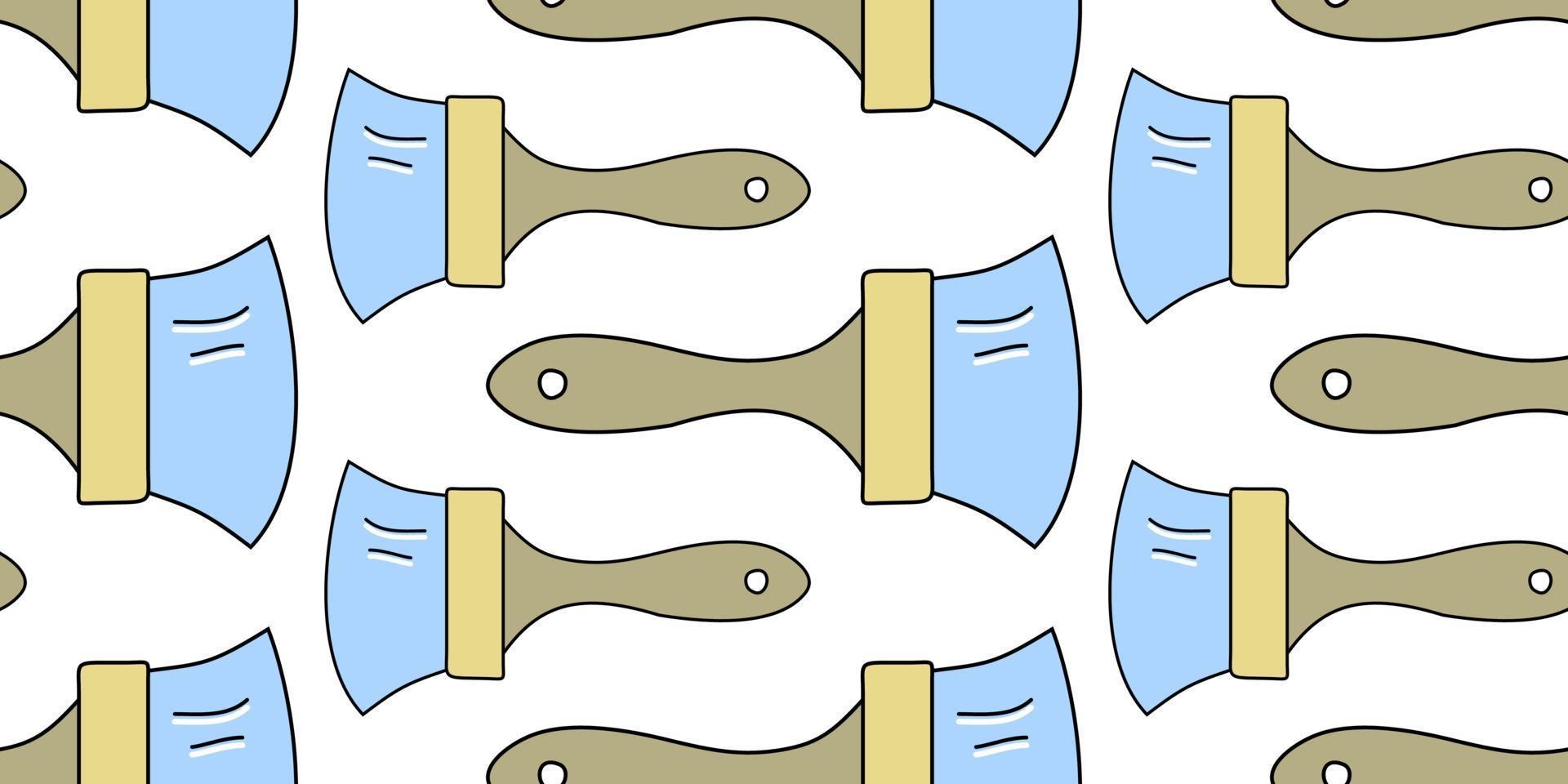 repair brush paint wall seamless pattern vector