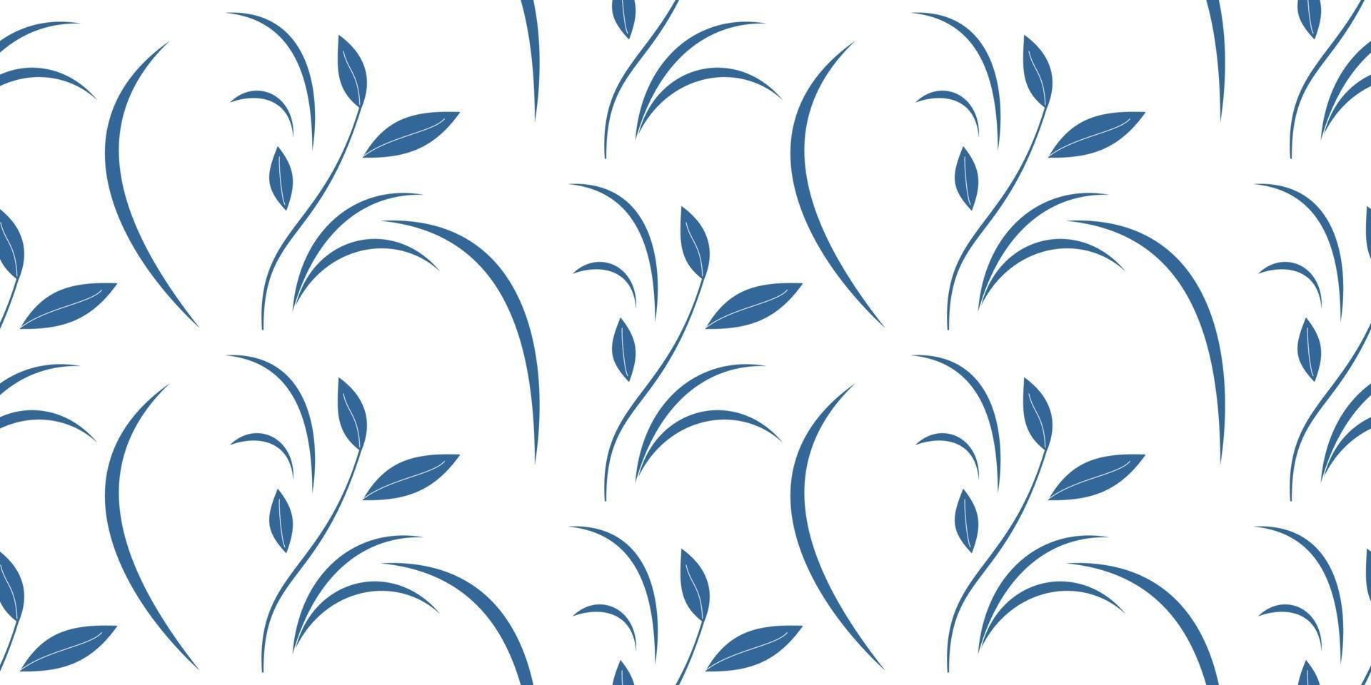 twig elegant plant seamless pattern vector