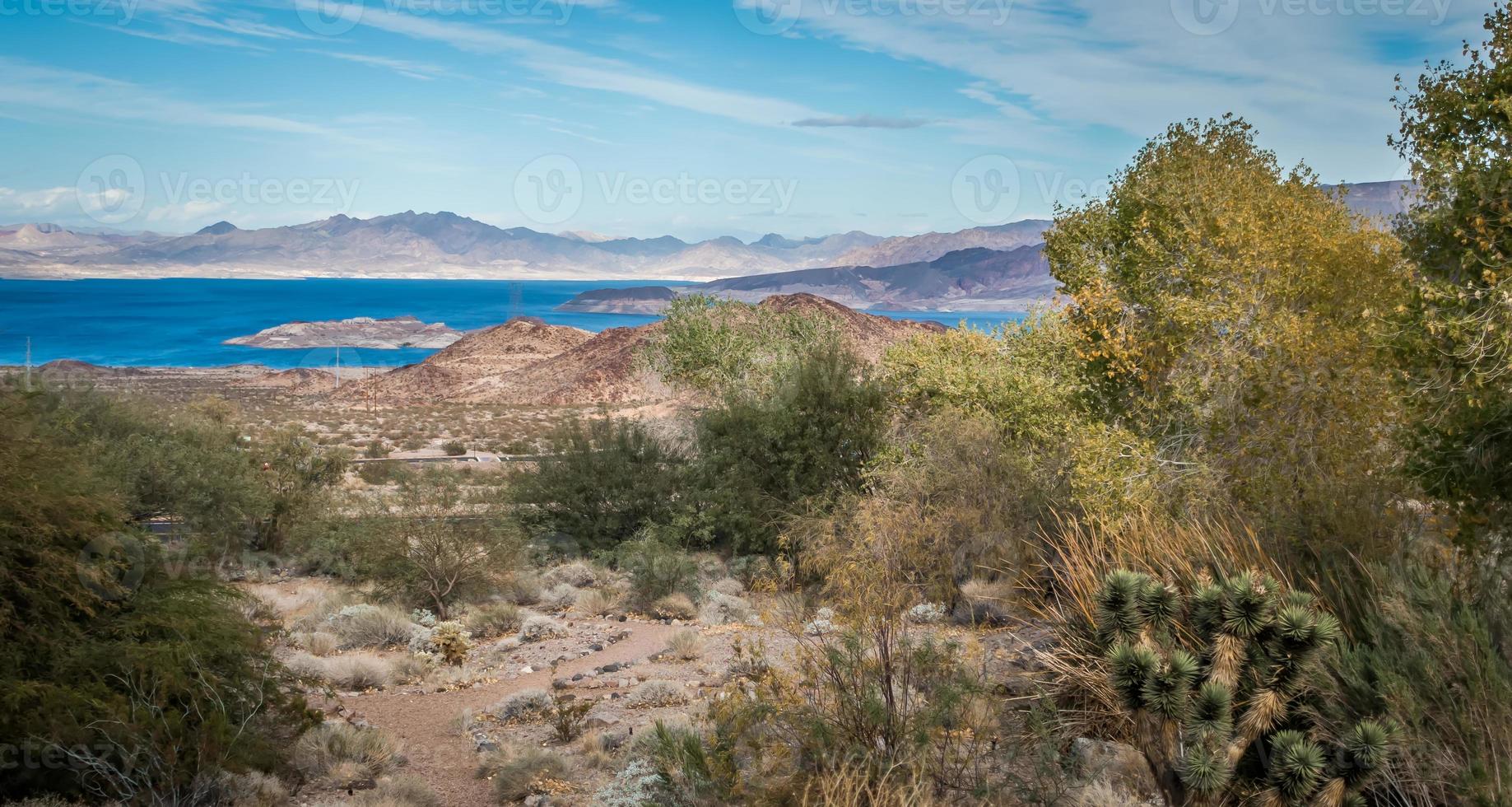 Views at Lake Mead Nevada near Hoover Dam photo