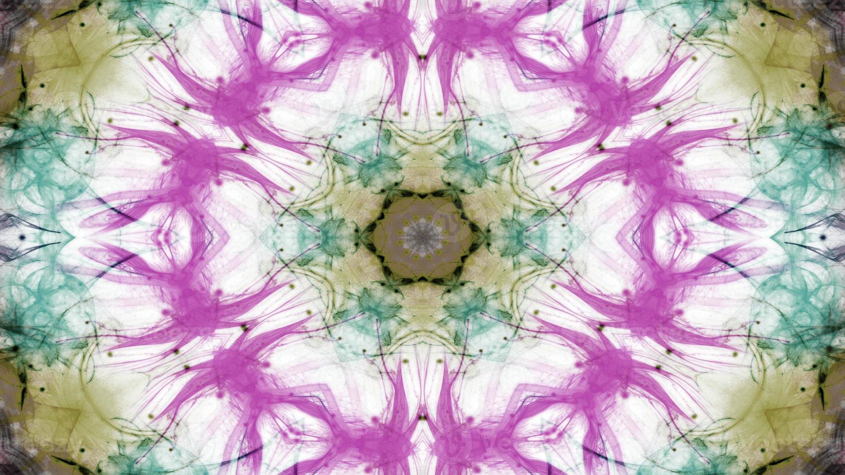 Paint Ink Brush Kaleidoscope photo