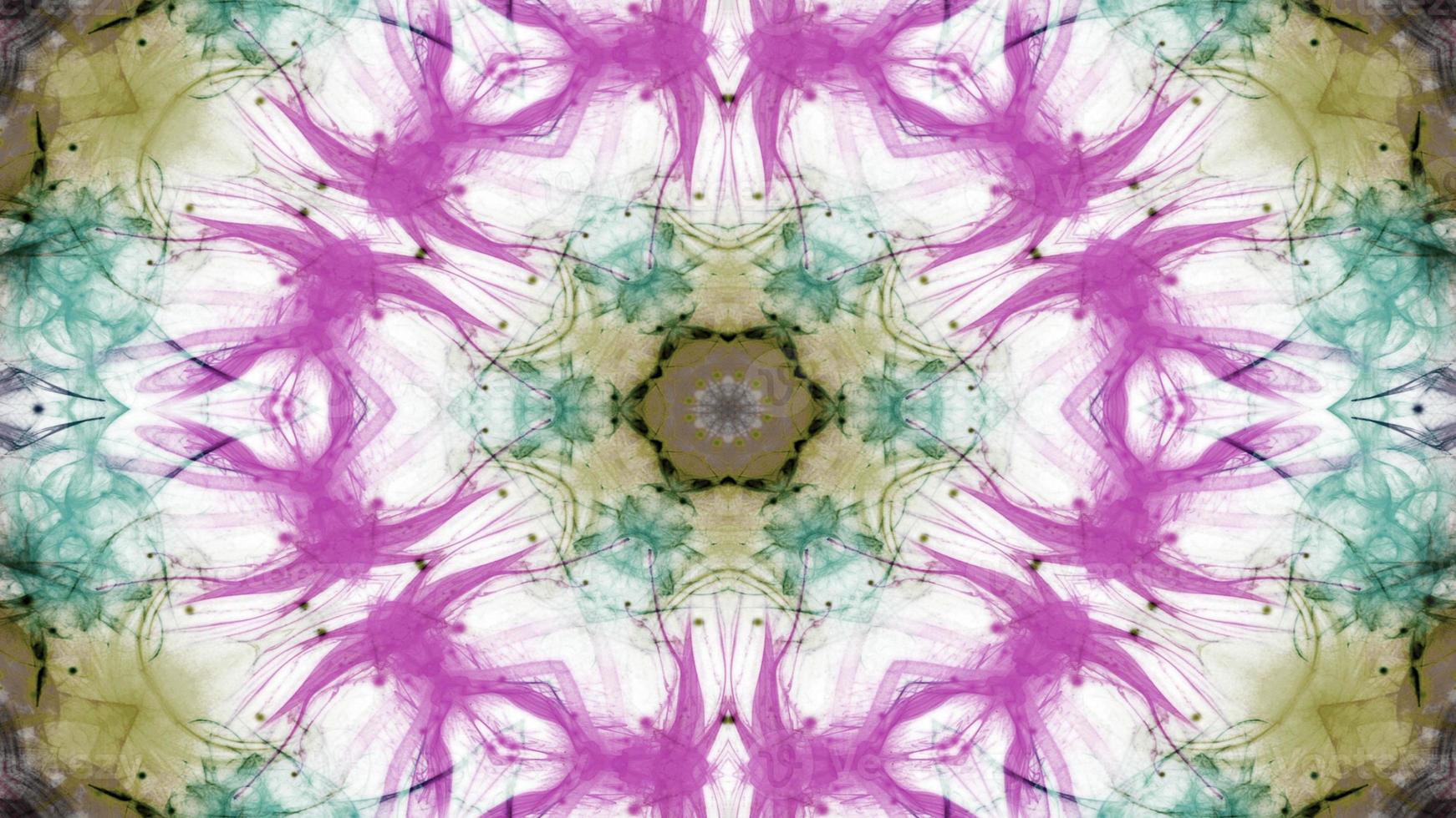 Paint Ink Brush Kaleidoscope photo