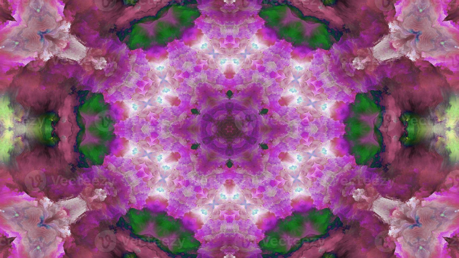 Paint Ink Brush Kaleidoscope photo