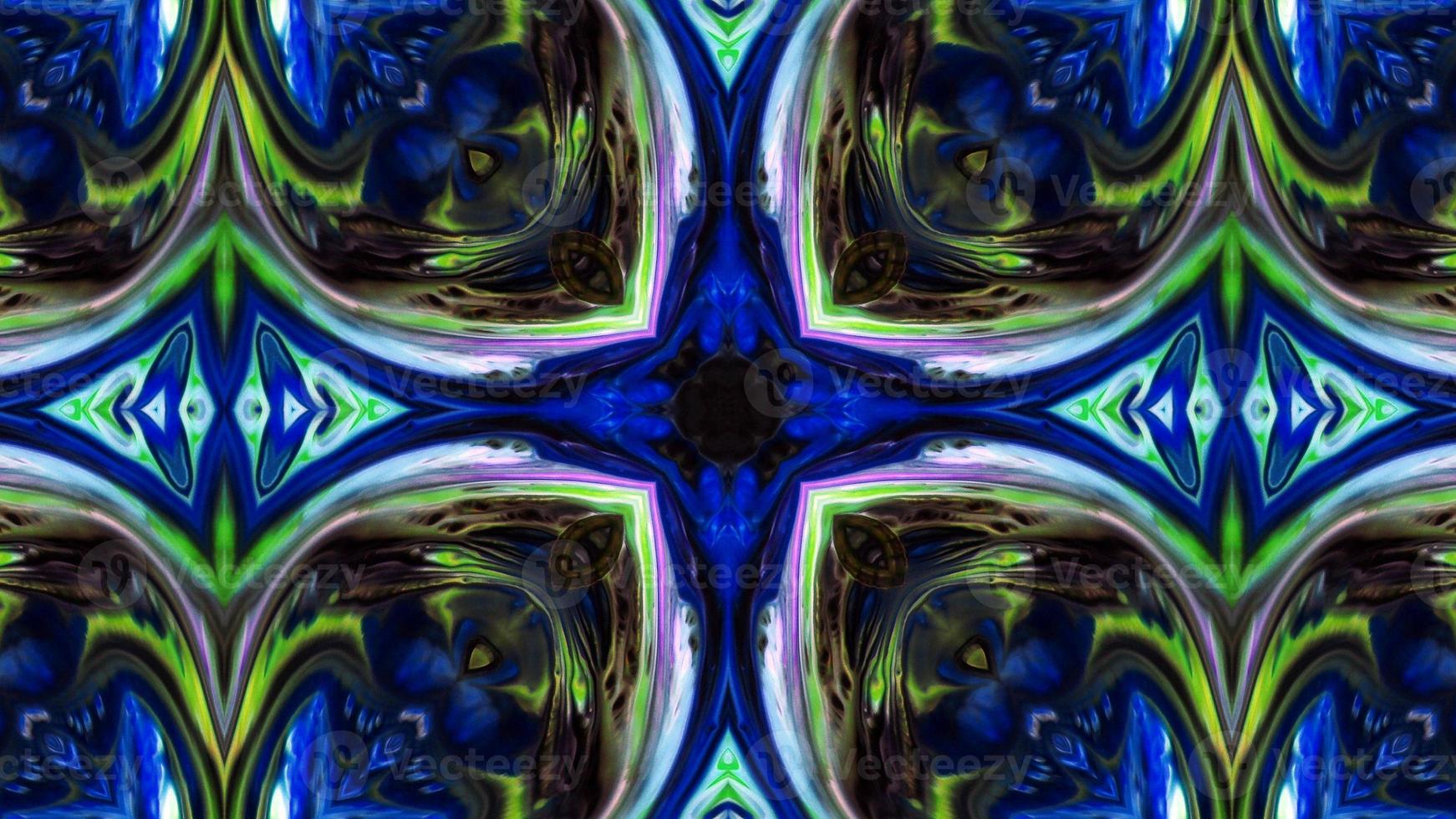 Paint Ink Brush Kaleidoscope photo