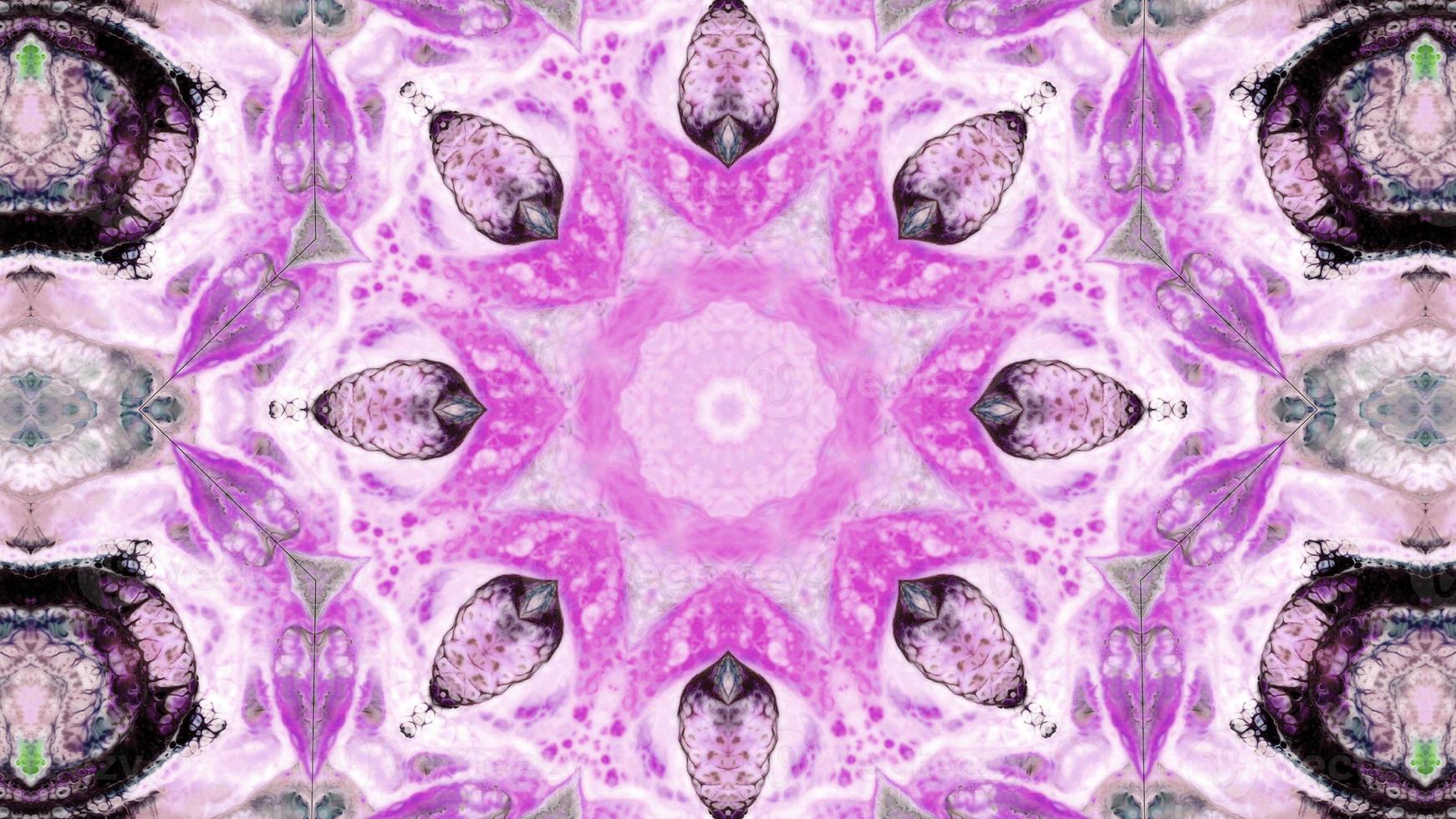 Paint Ink Brush Kaleidoscope photo