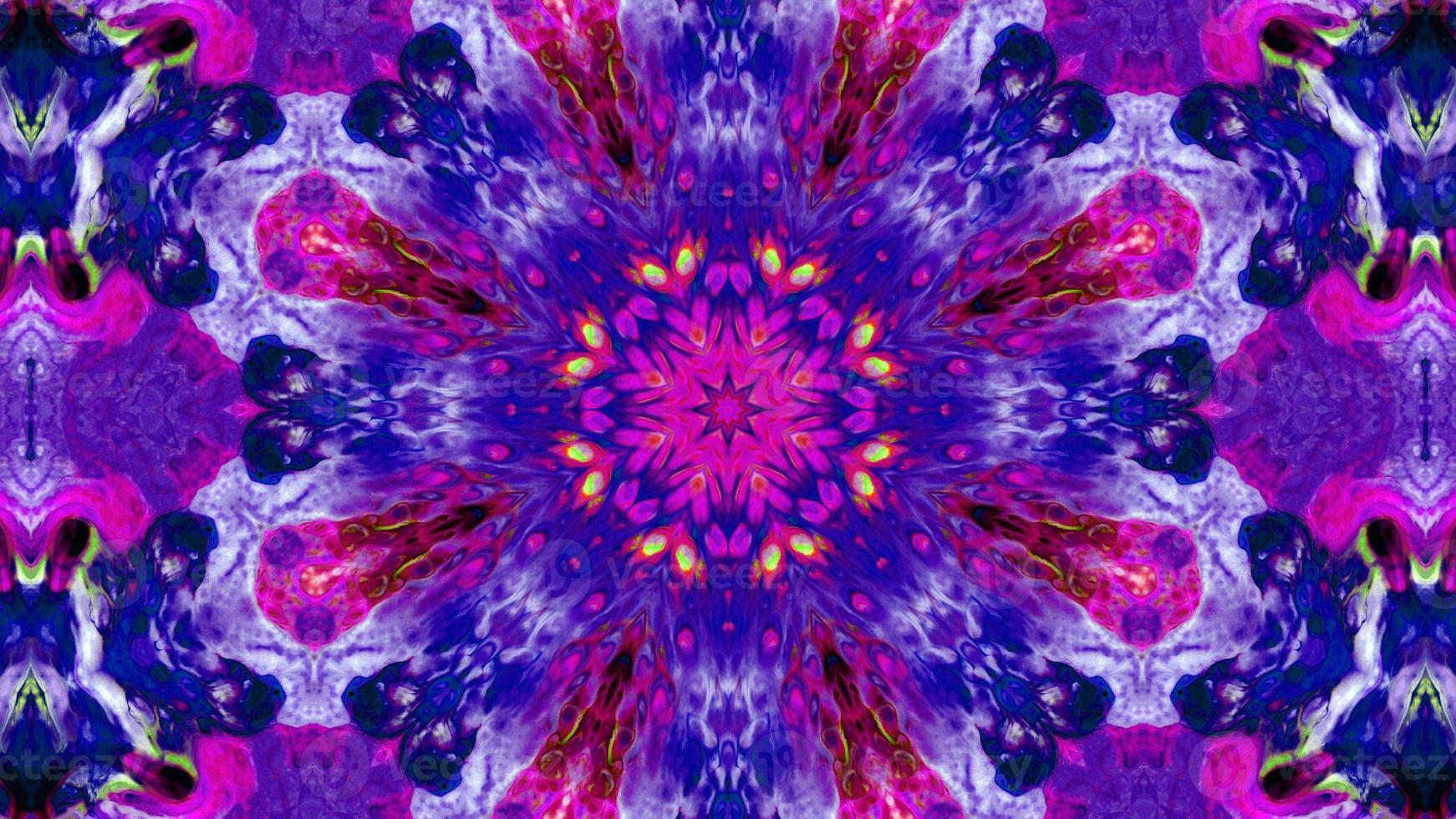 Paint Ink Brush Kaleidoscope photo