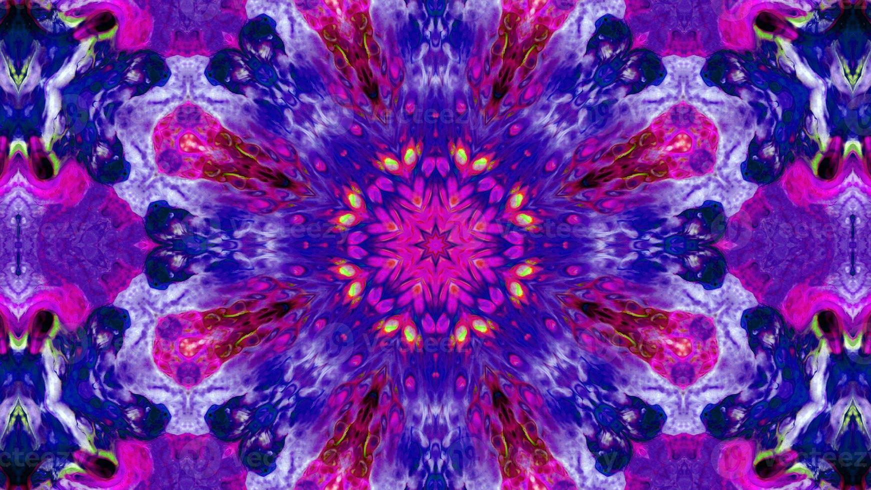 Paint Ink Brush Kaleidoscope photo