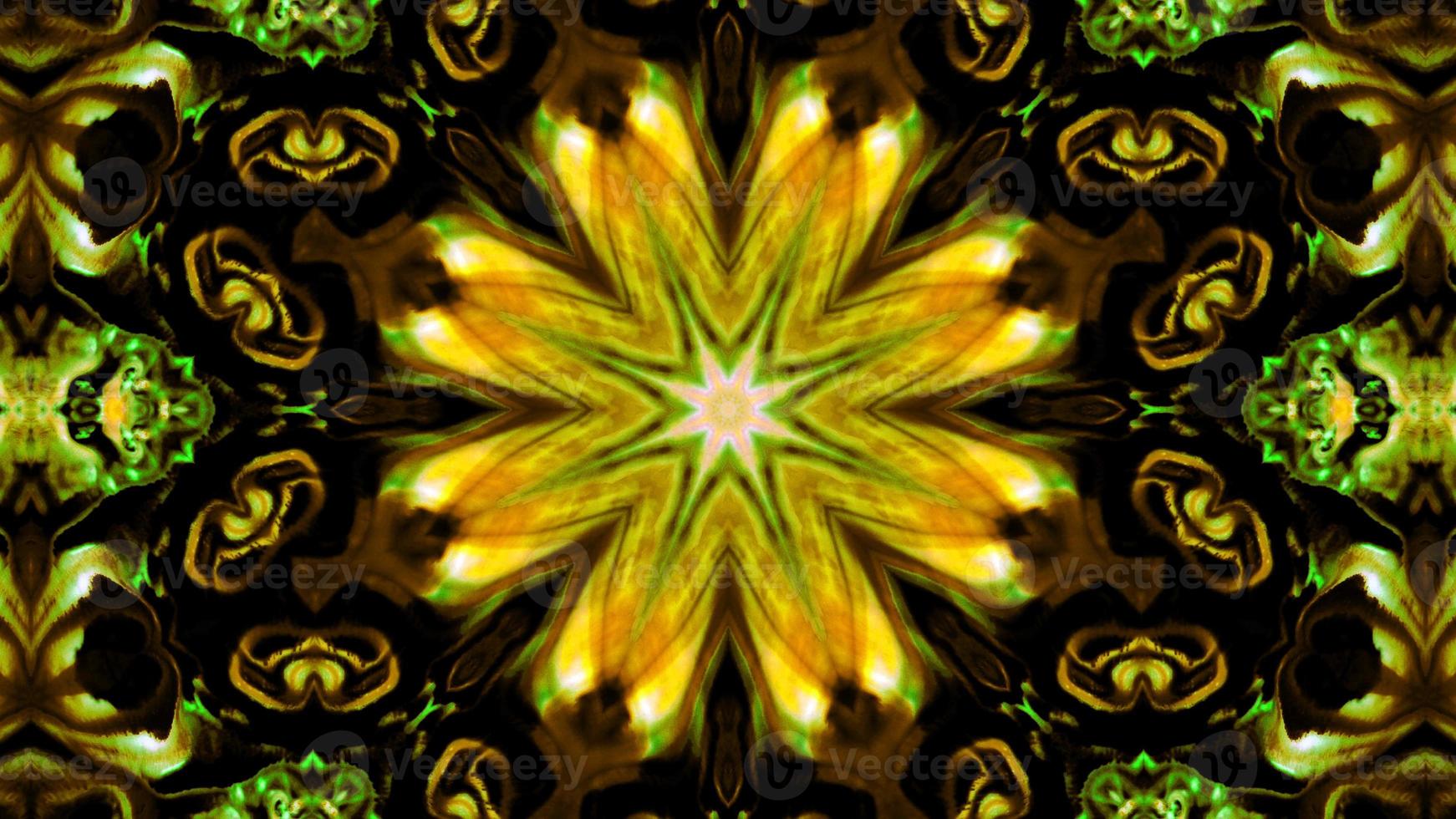 Paint Ink Brush Kaleidoscope photo