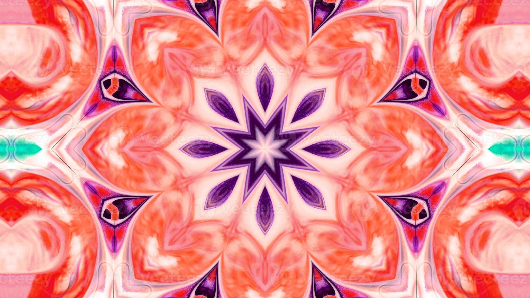 Paint Ink Brush Kaleidoscope photo